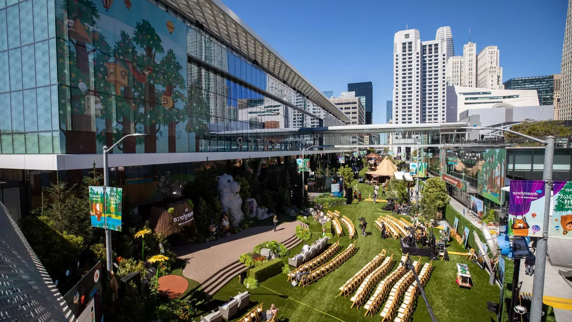 Dreamforce Park at the Moscone Center