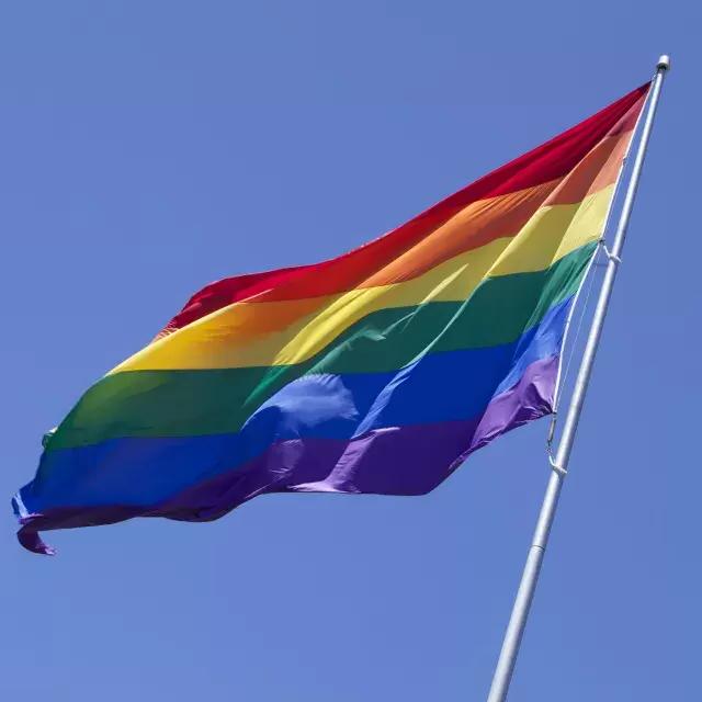 Bandiera arcobaleno gay di Castro